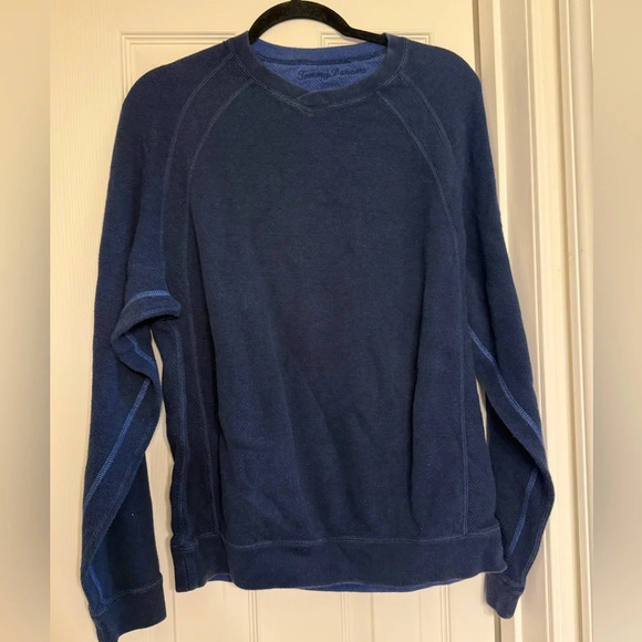 Tommy Bahamas Pull Over Blue Sweater Size M - Picture 1 of 5